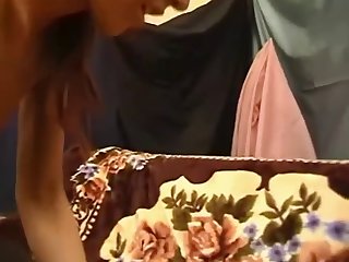 Lesbians Sharing Pet 011